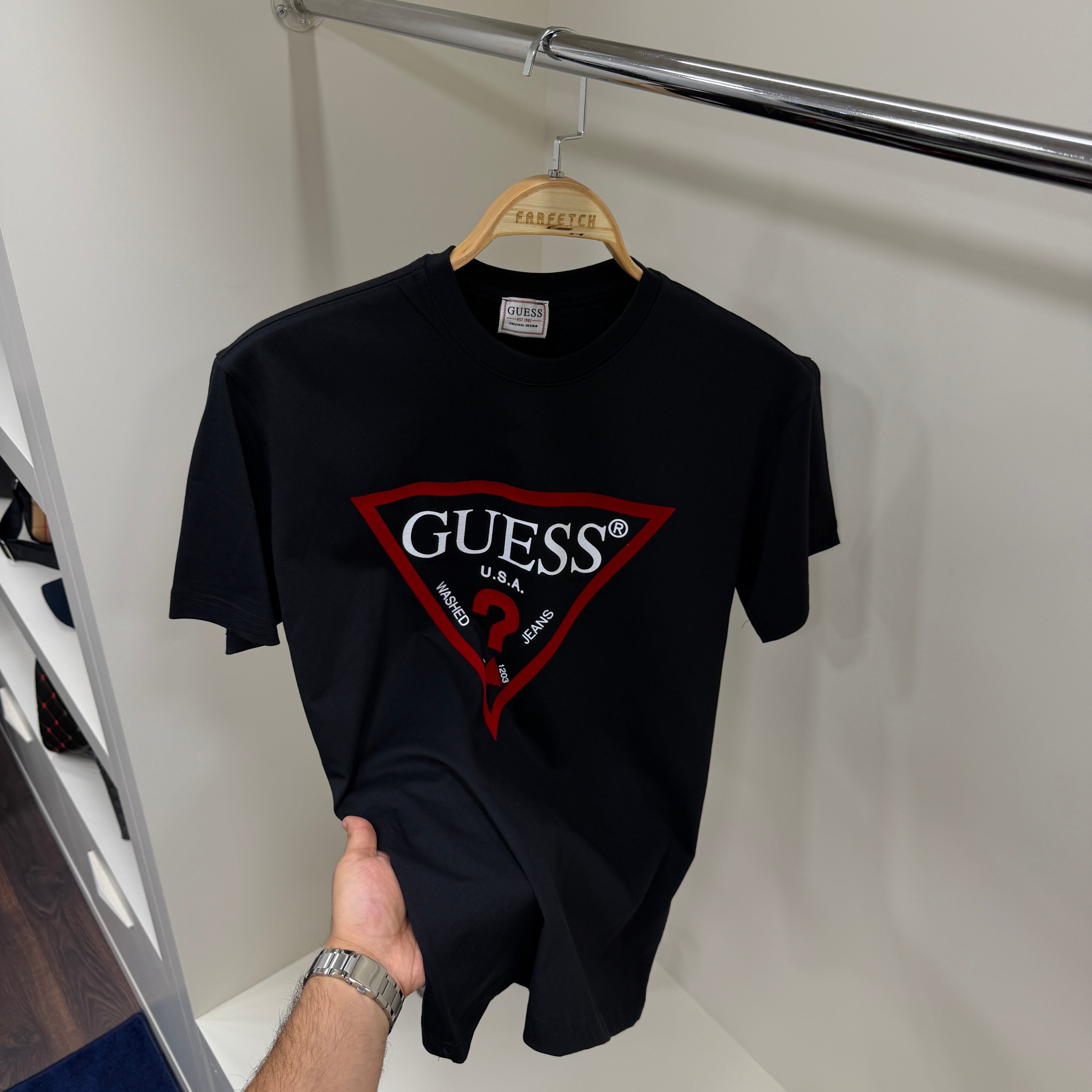 Guees Siyah T-shirt
