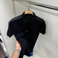 Hugo Boos Gögüs Detay Siyah Polo Yaka Tshirt