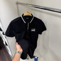 Emporio Armani EA7 Siyah Polo Yaka Tshirt