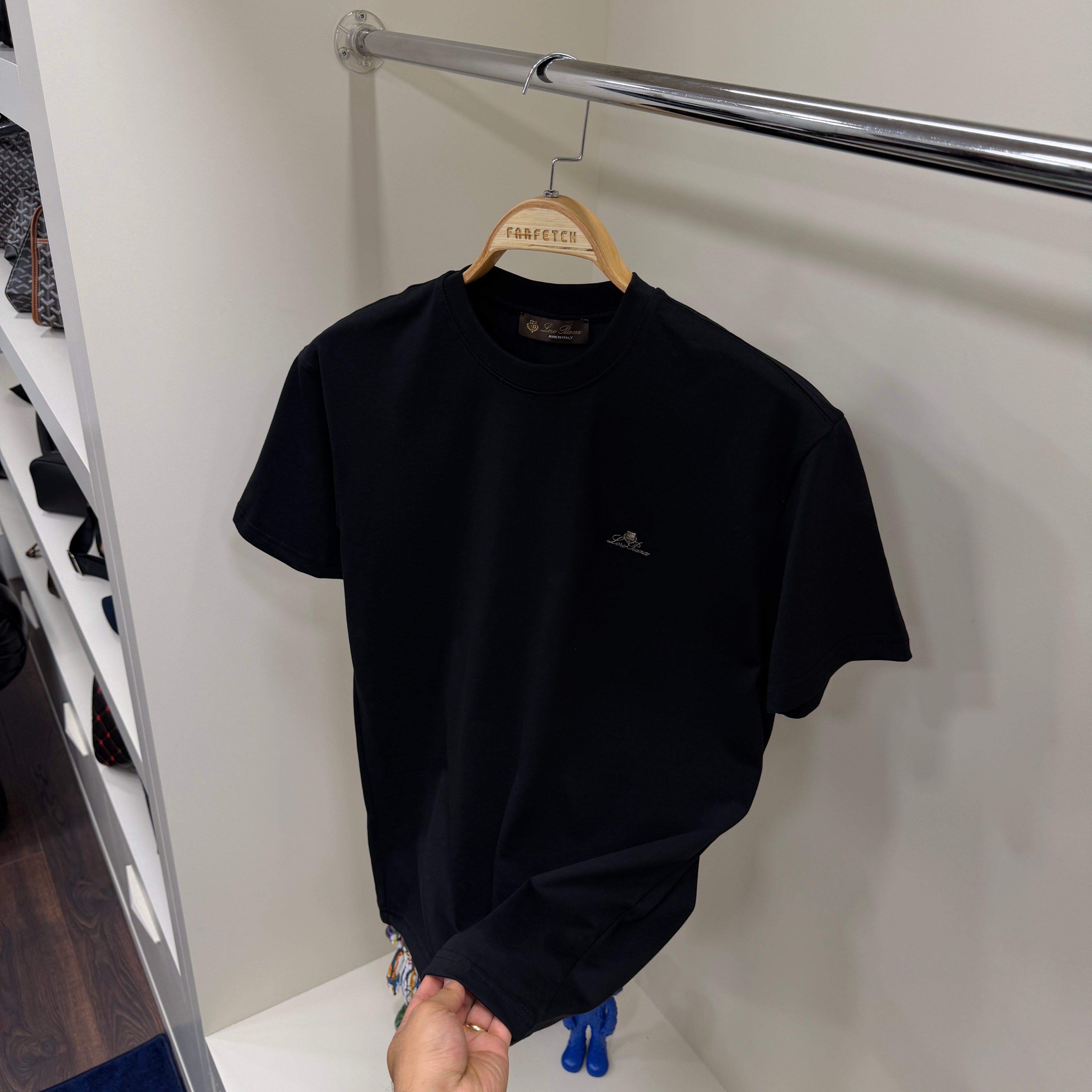 Loro Piana Siyah T-shirt