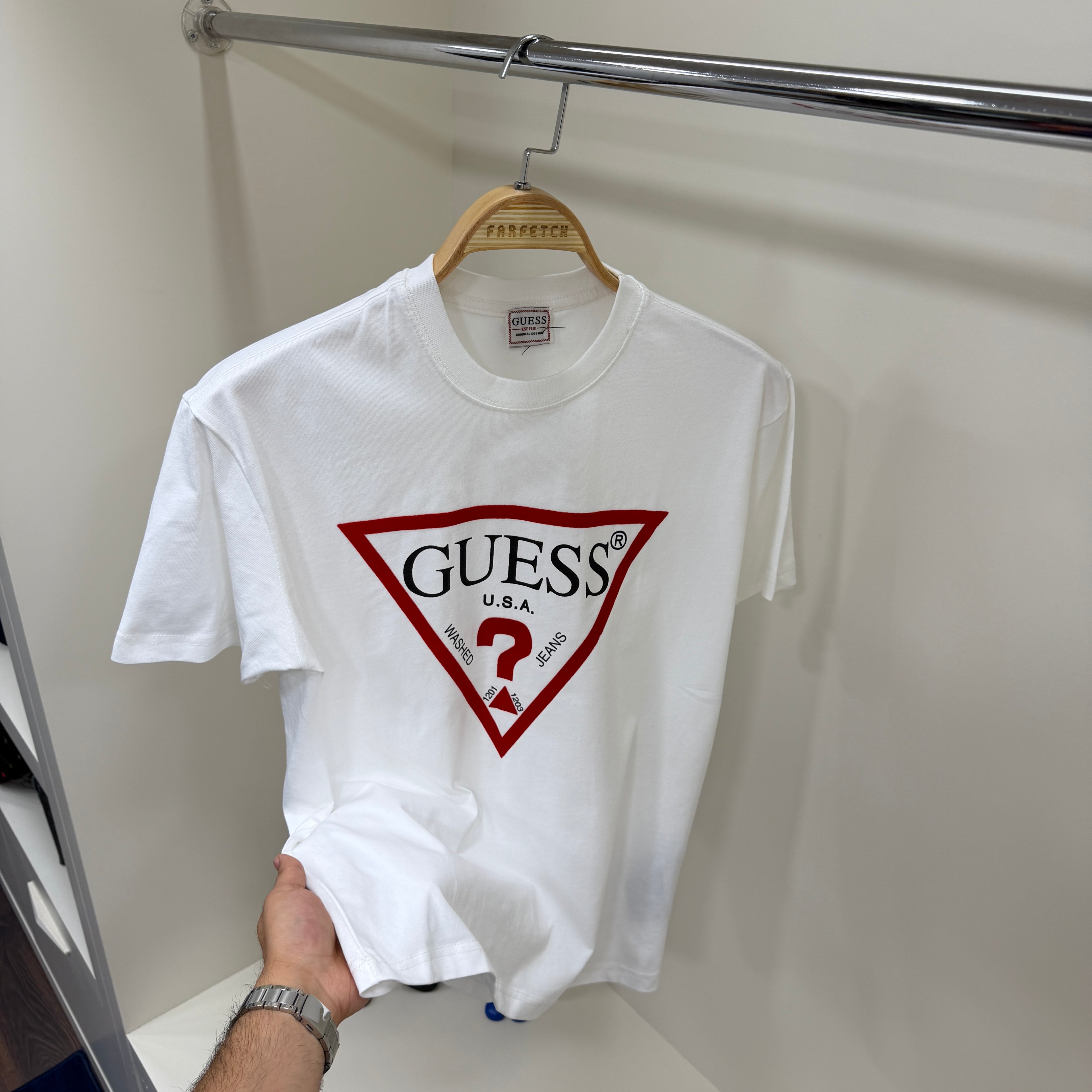 Guess Beyaz T-shirt