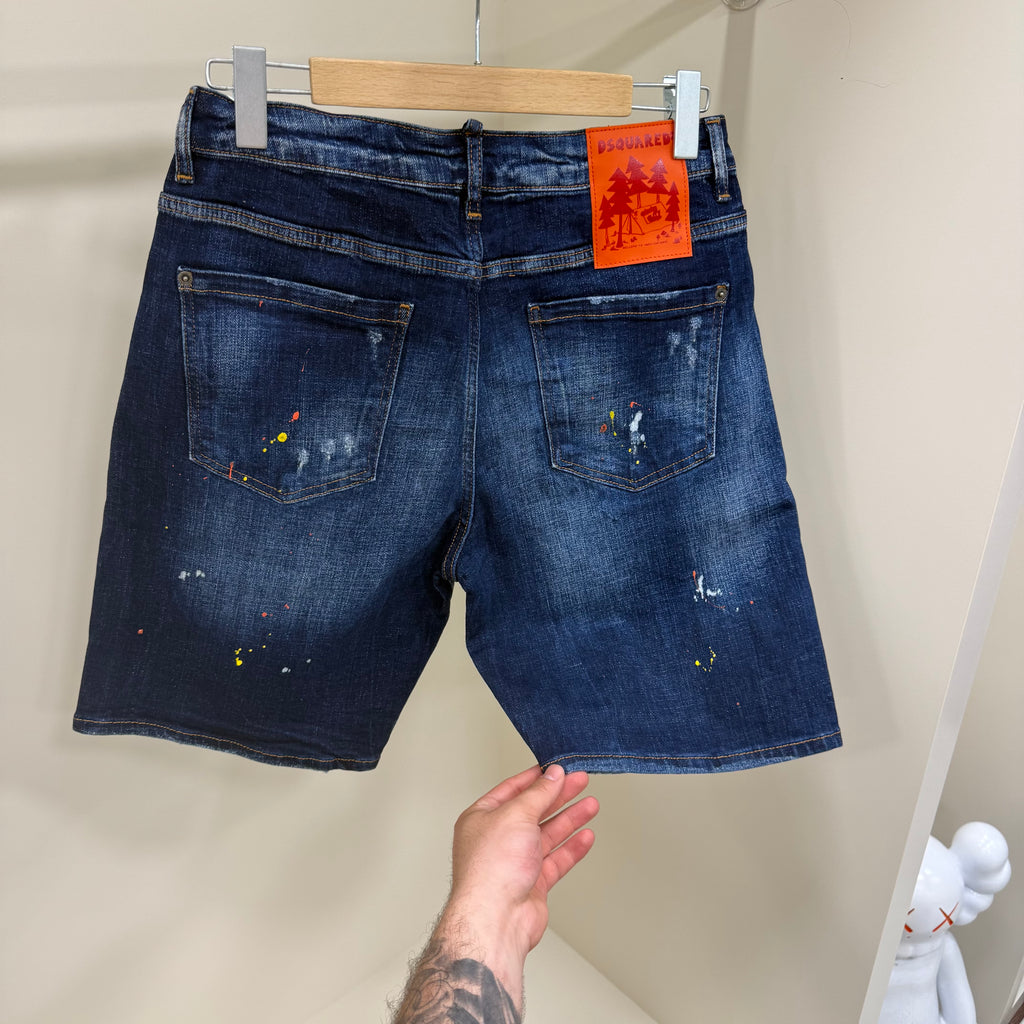 Dsquared Mavi Kot Şort
