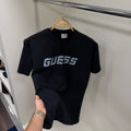Guees Baskı Siyah T-shirt