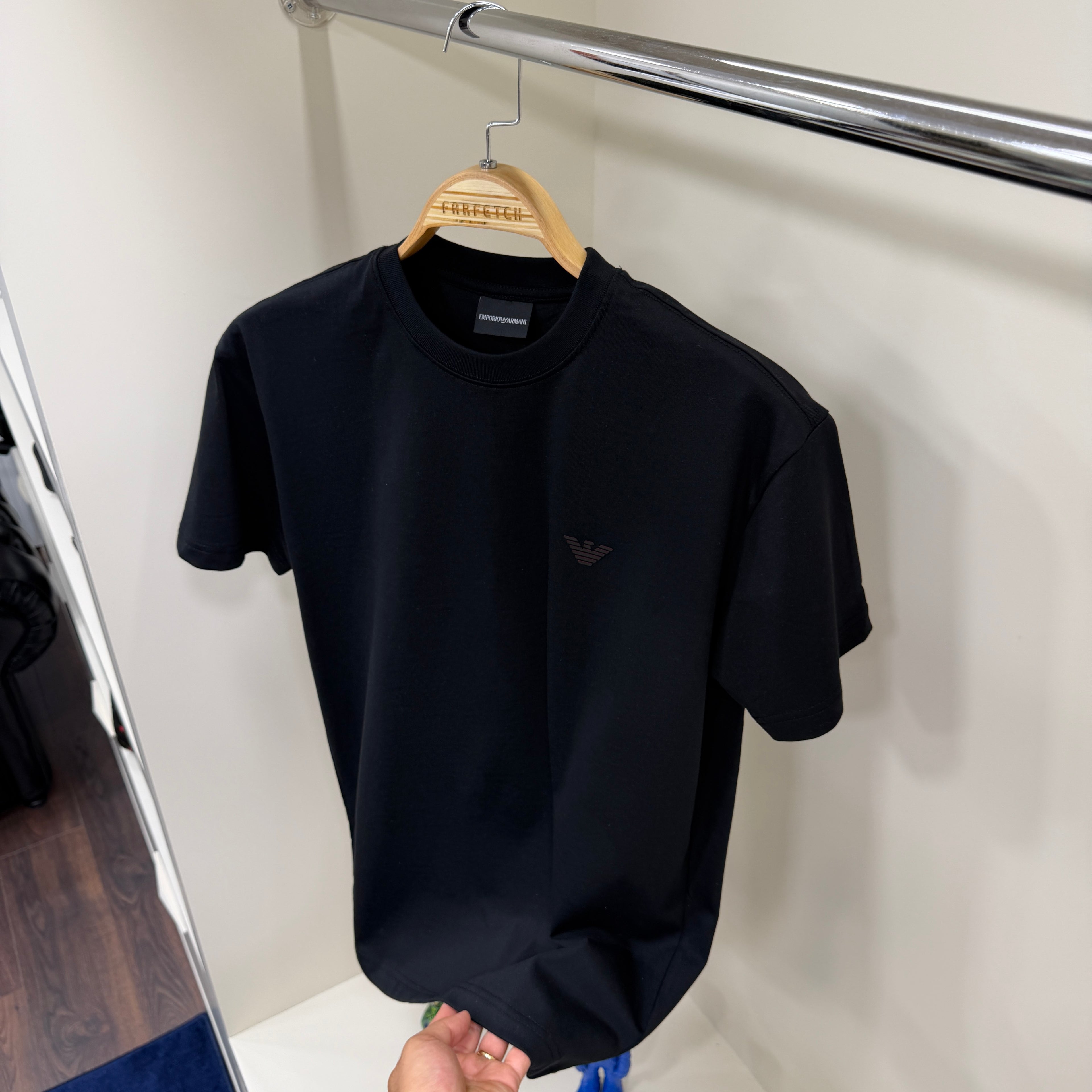 Emporio Armani Logo  Siyah T-shirt