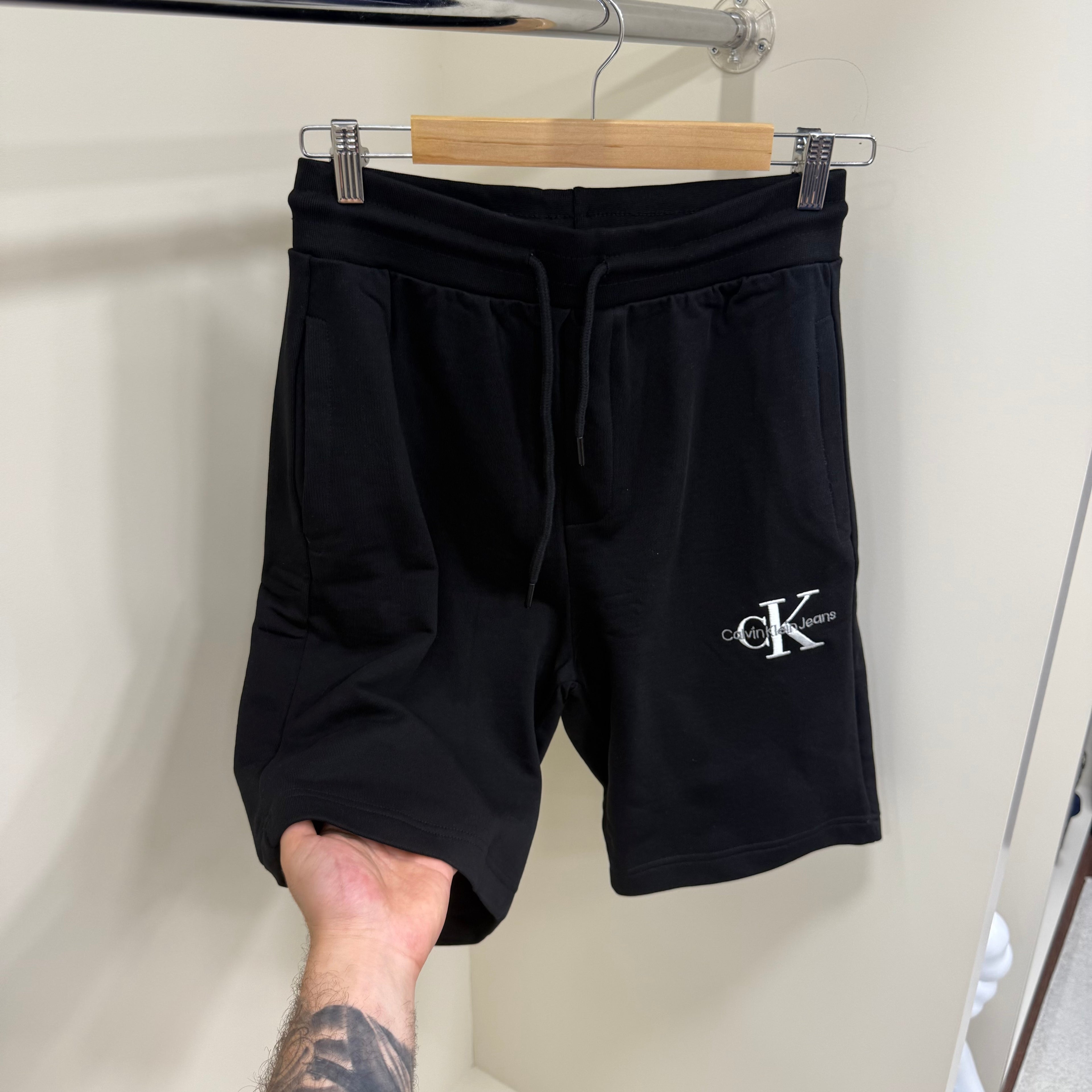Calvin Klein Penye Şort Siyah