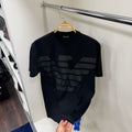 Emporio Armani Baskı Siyah T-shirt
