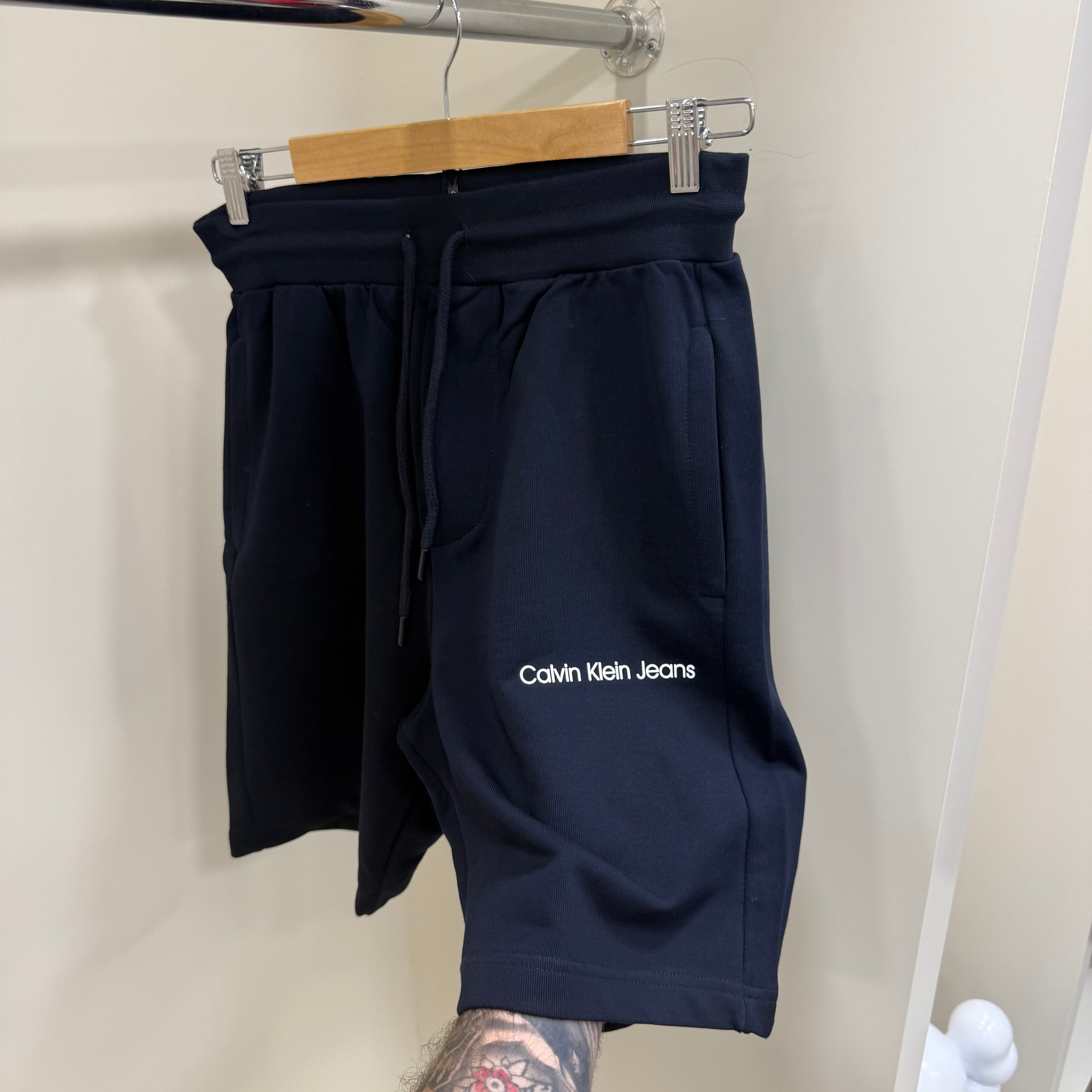 Calvin Klein Lacivert Penye Şort