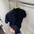 Hugo Boos Göğüs Detay Lacivert Polo Yaka Tshirt
