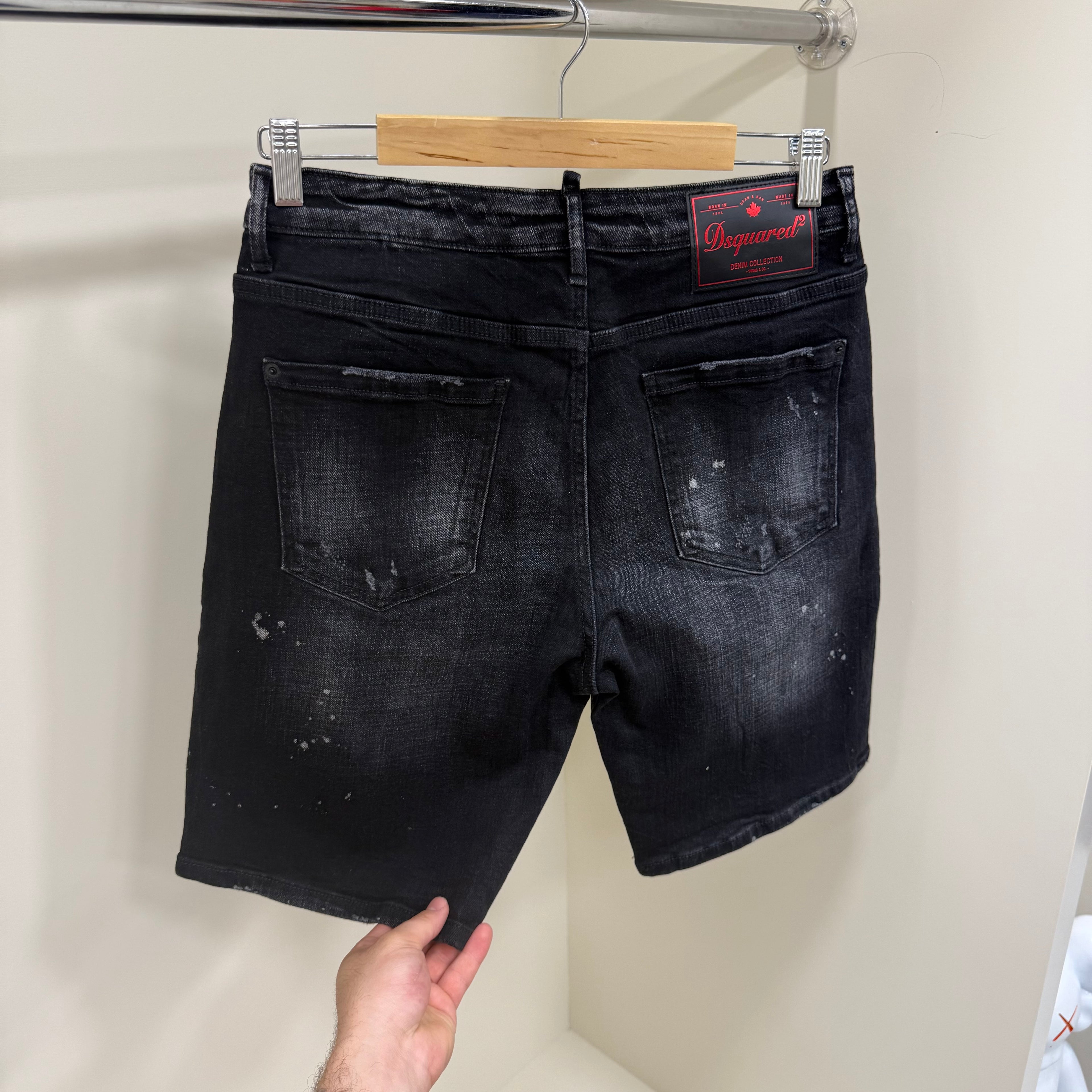 Dsquared Siyah Kot Şort