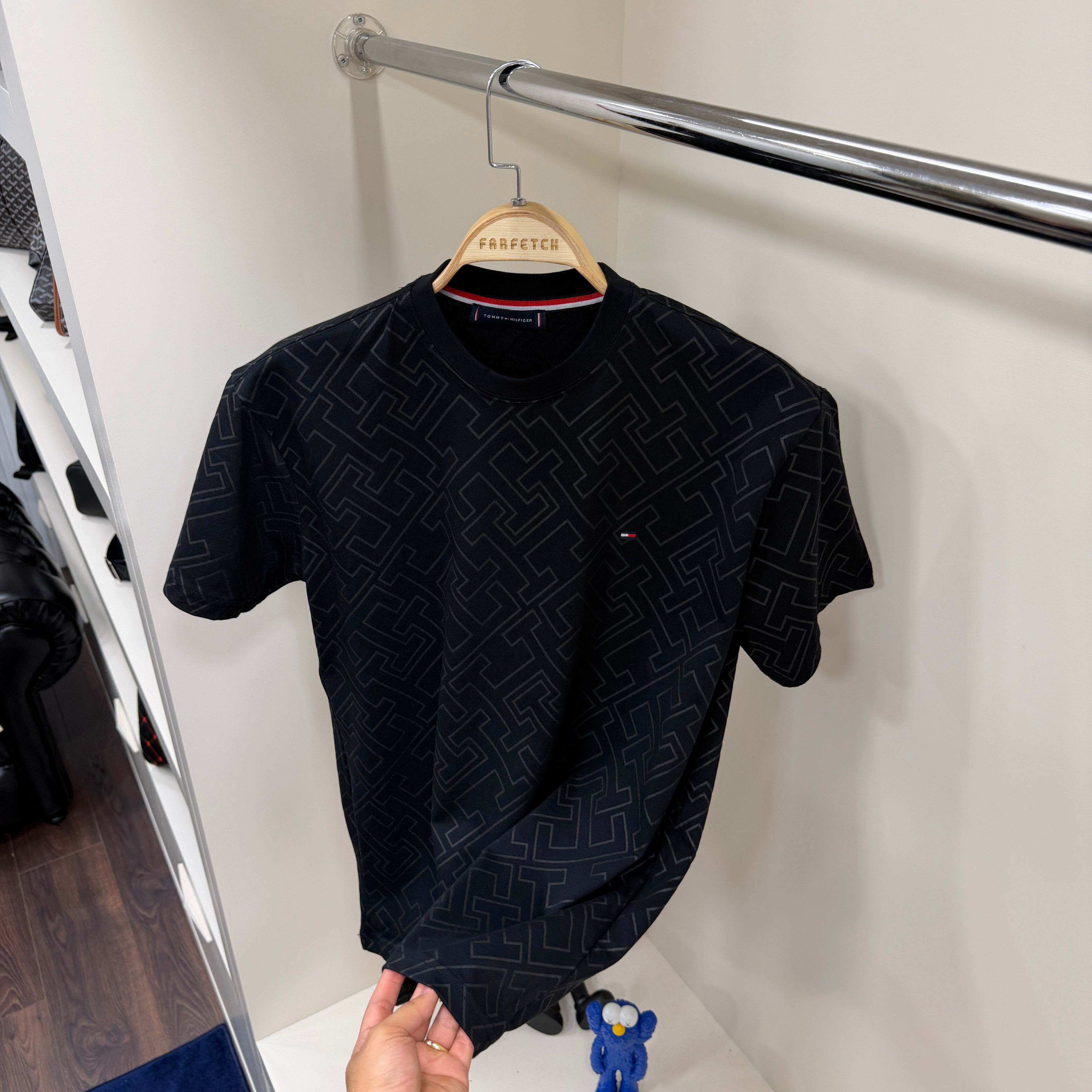 Tommy  Hilfiger Baskı Siyah T-shirt
