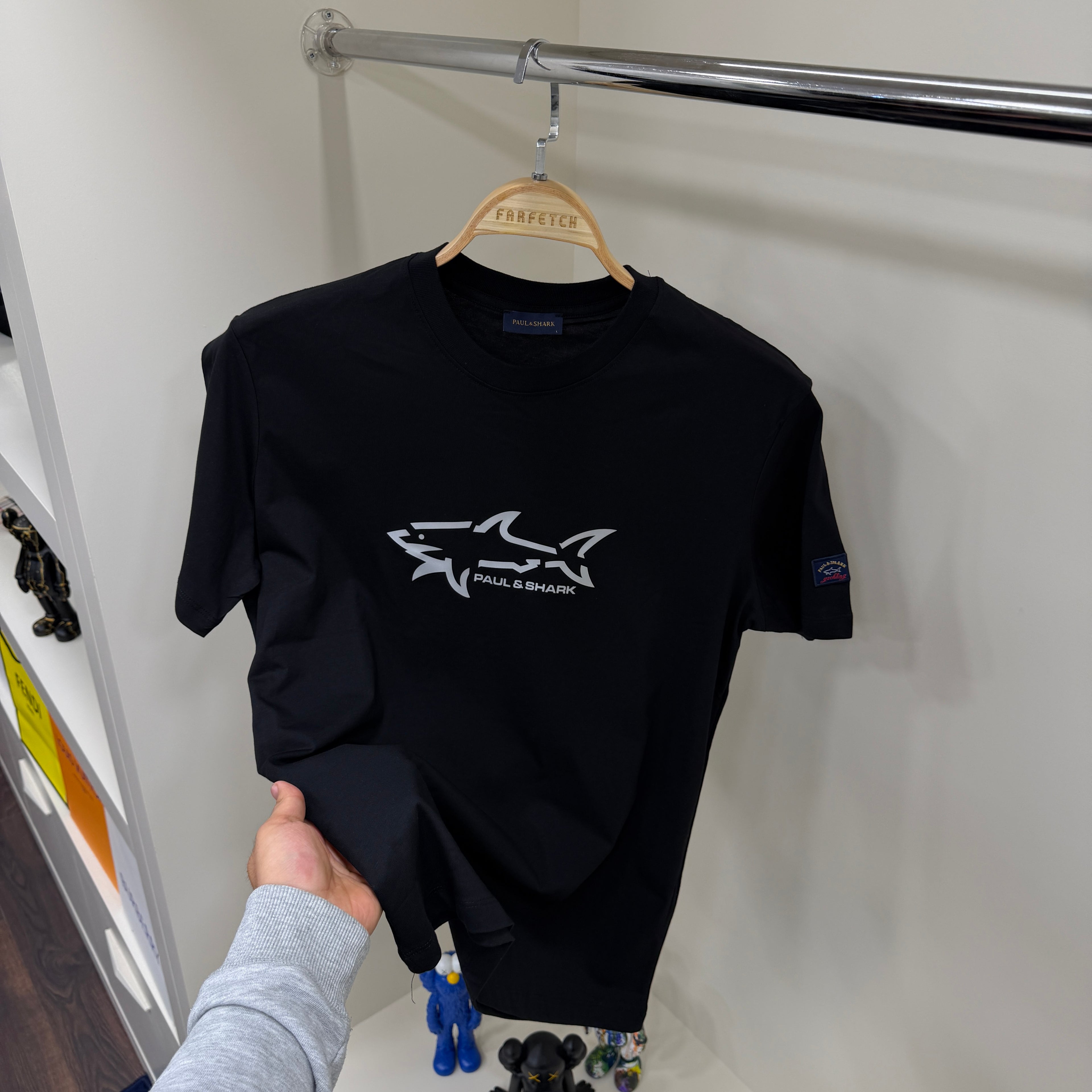 Paul Shark Reflöktör Siyah T-Shirt