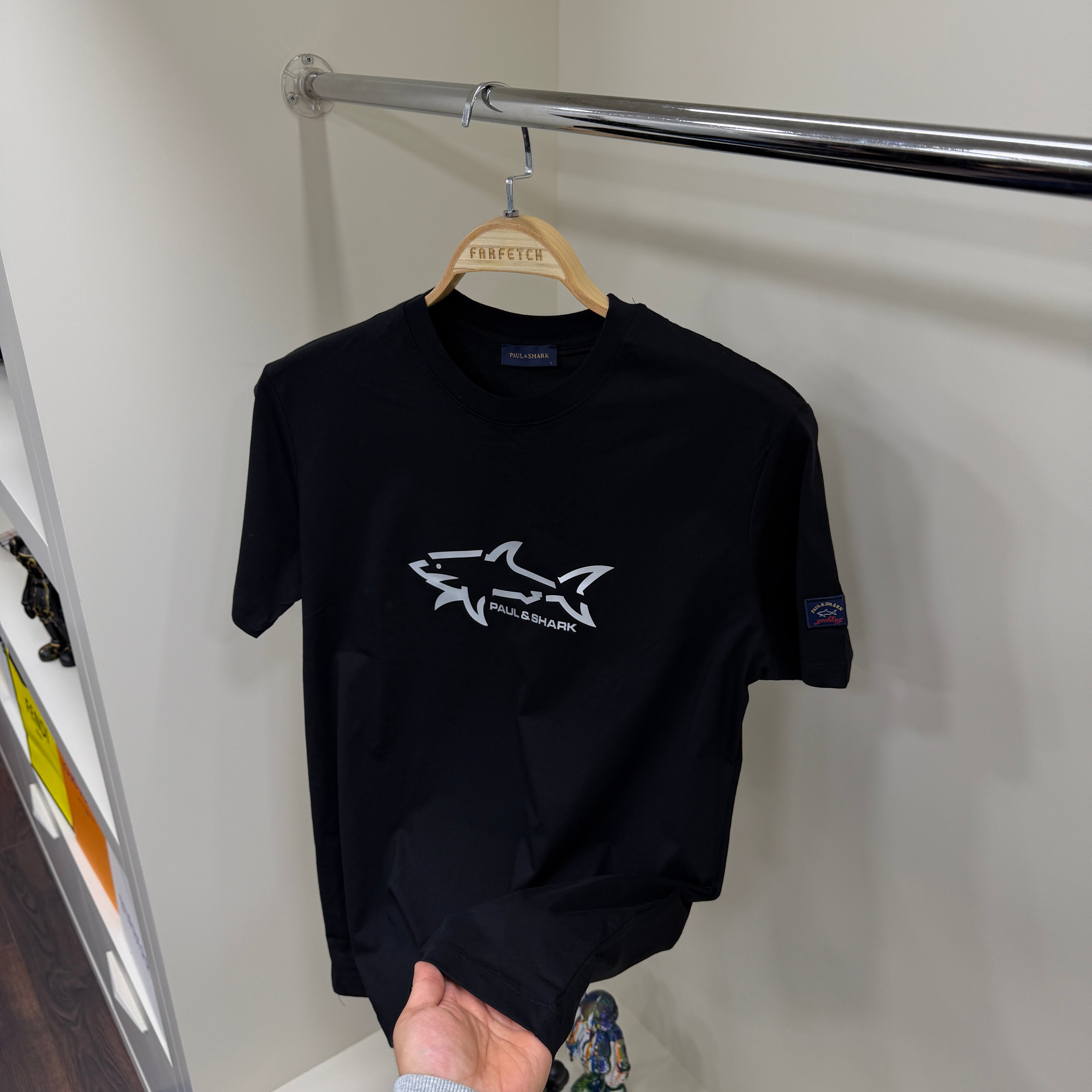 Paul Shark Reflöktör Siyah T-Shirt