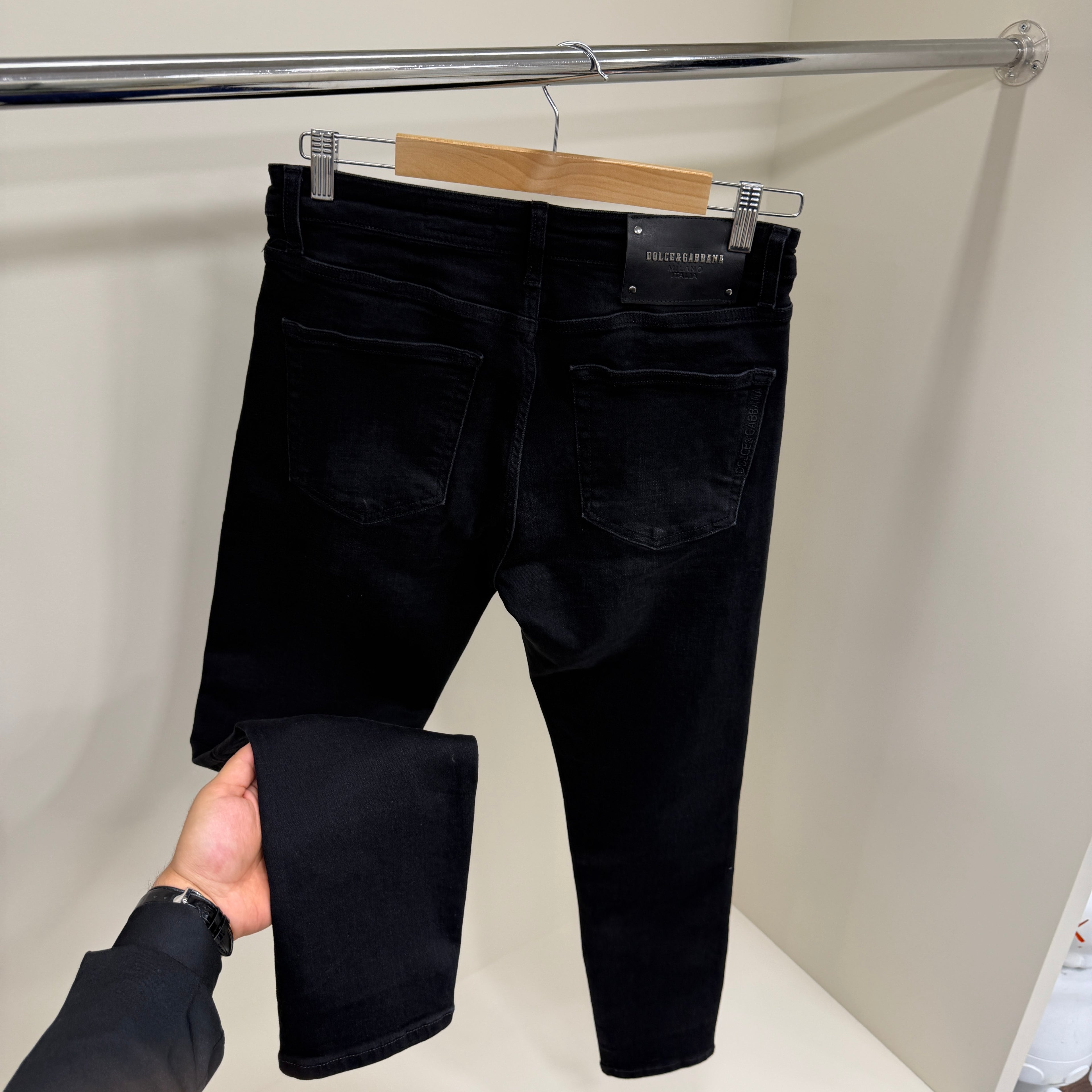 Dolce Gabbana Full Black Kot Pantolon