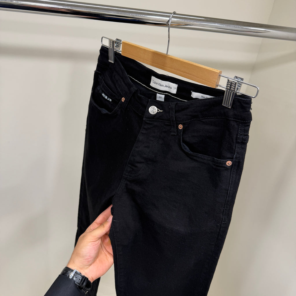Calvin Klein Full Black Kot Pantolon
