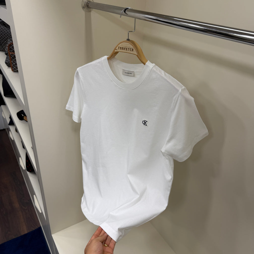 Calvin Klein Küçük Logo Beyaz Tshirt