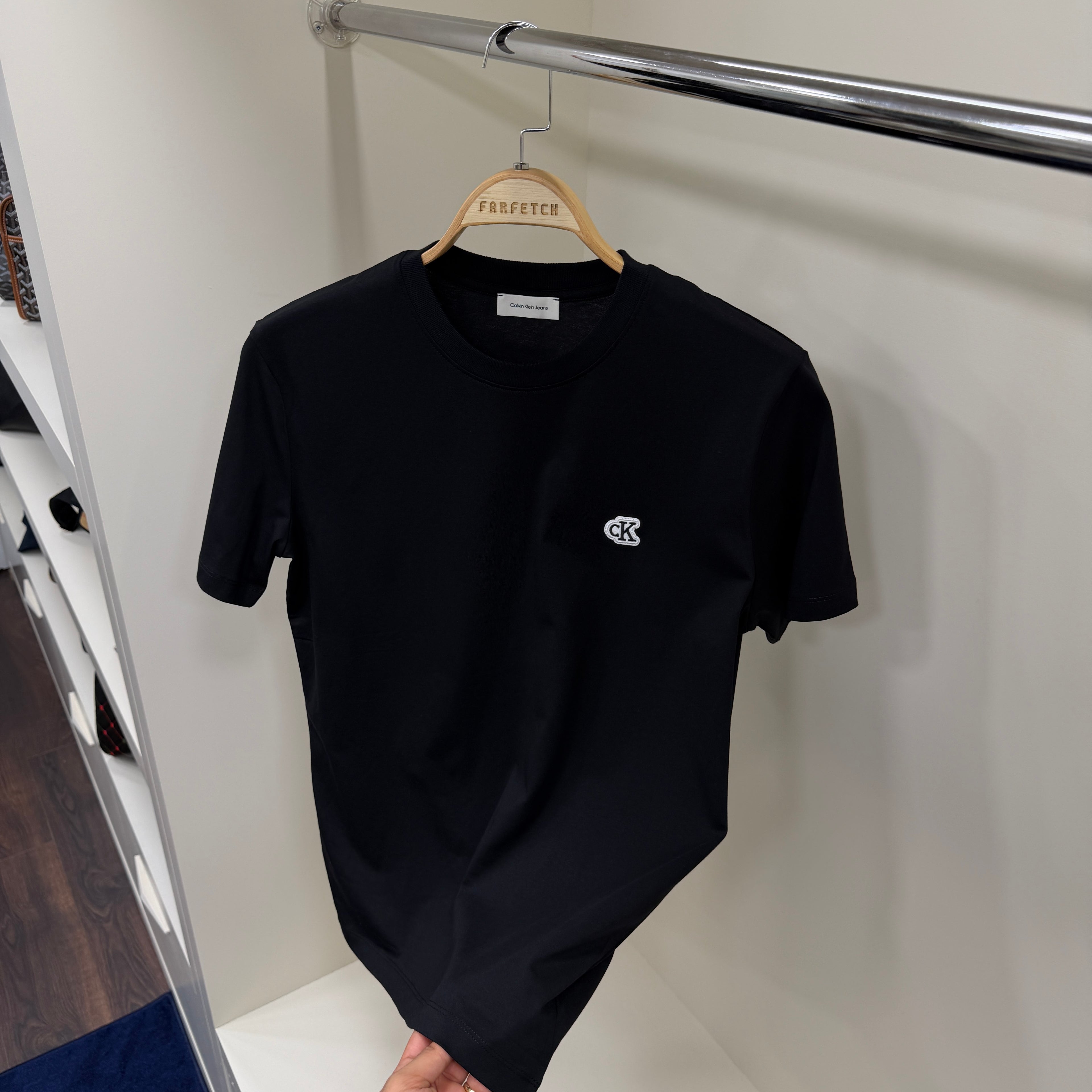 Calvin Klein Küçük Logo Siyah Tshirt