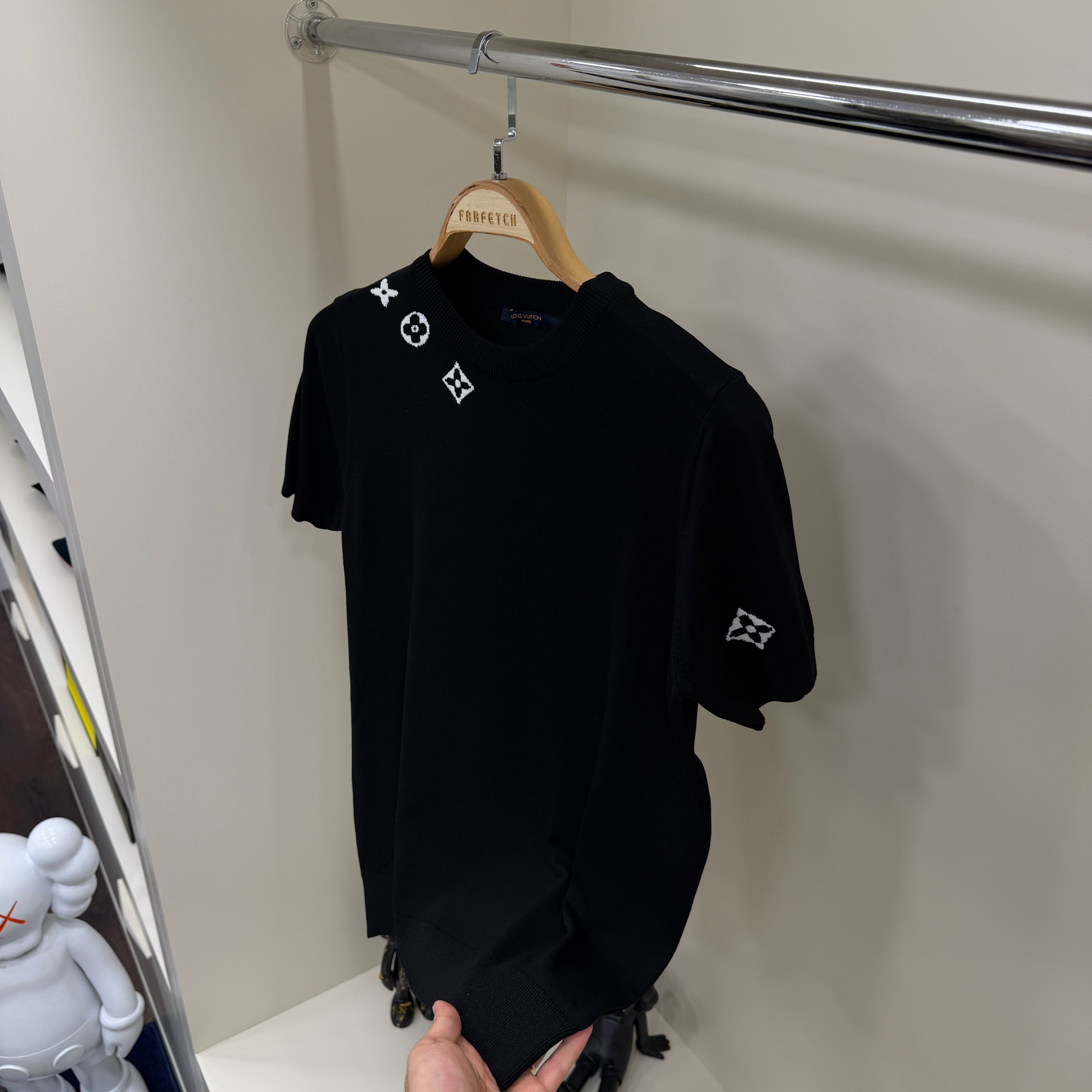 Louis Vuitton Siyah  Örme Tshirt