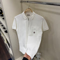 Moncler Cepli  Beyaz Polo Yaka Tshirt