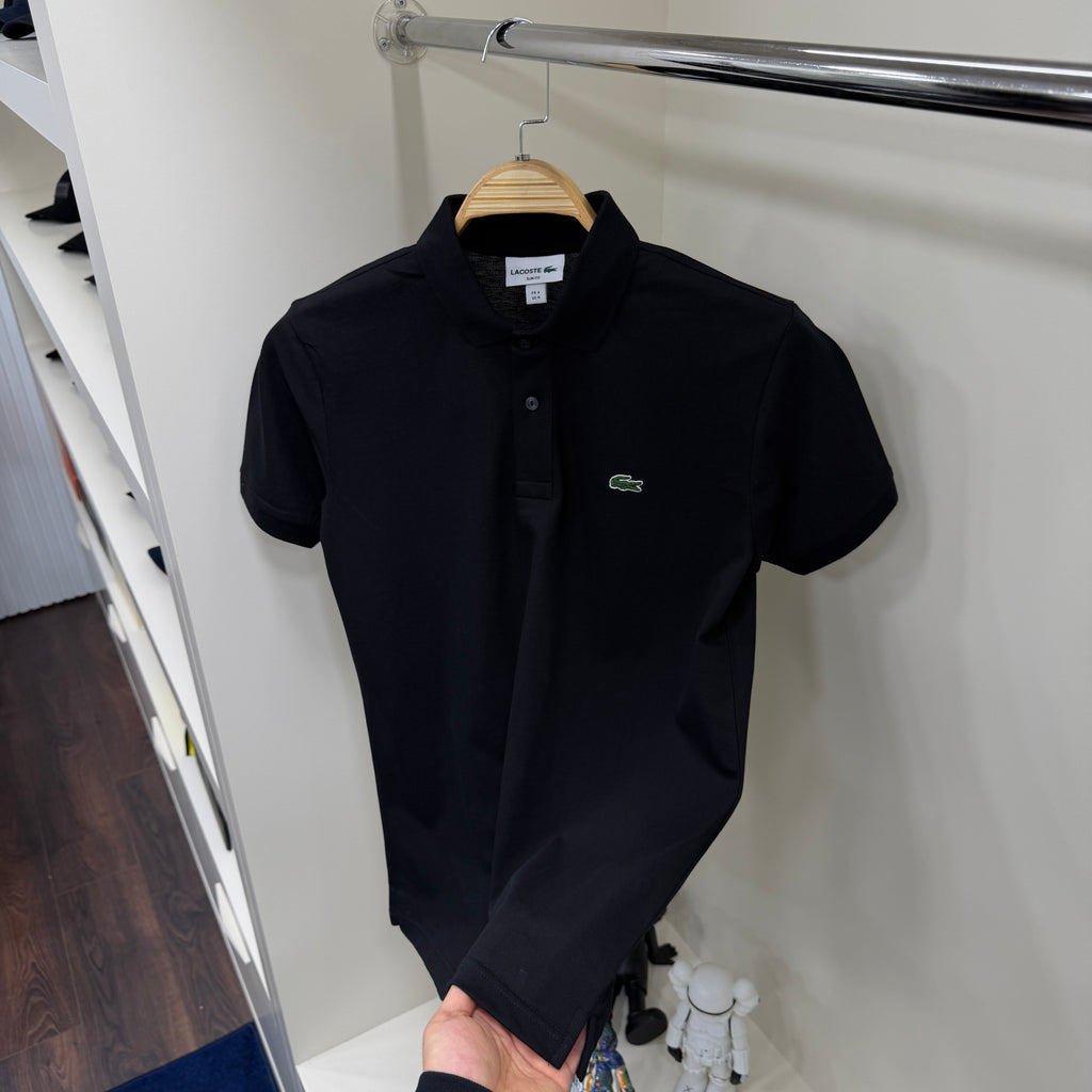 Lacoste  Logo Siyah Polo Yaka Tshirt