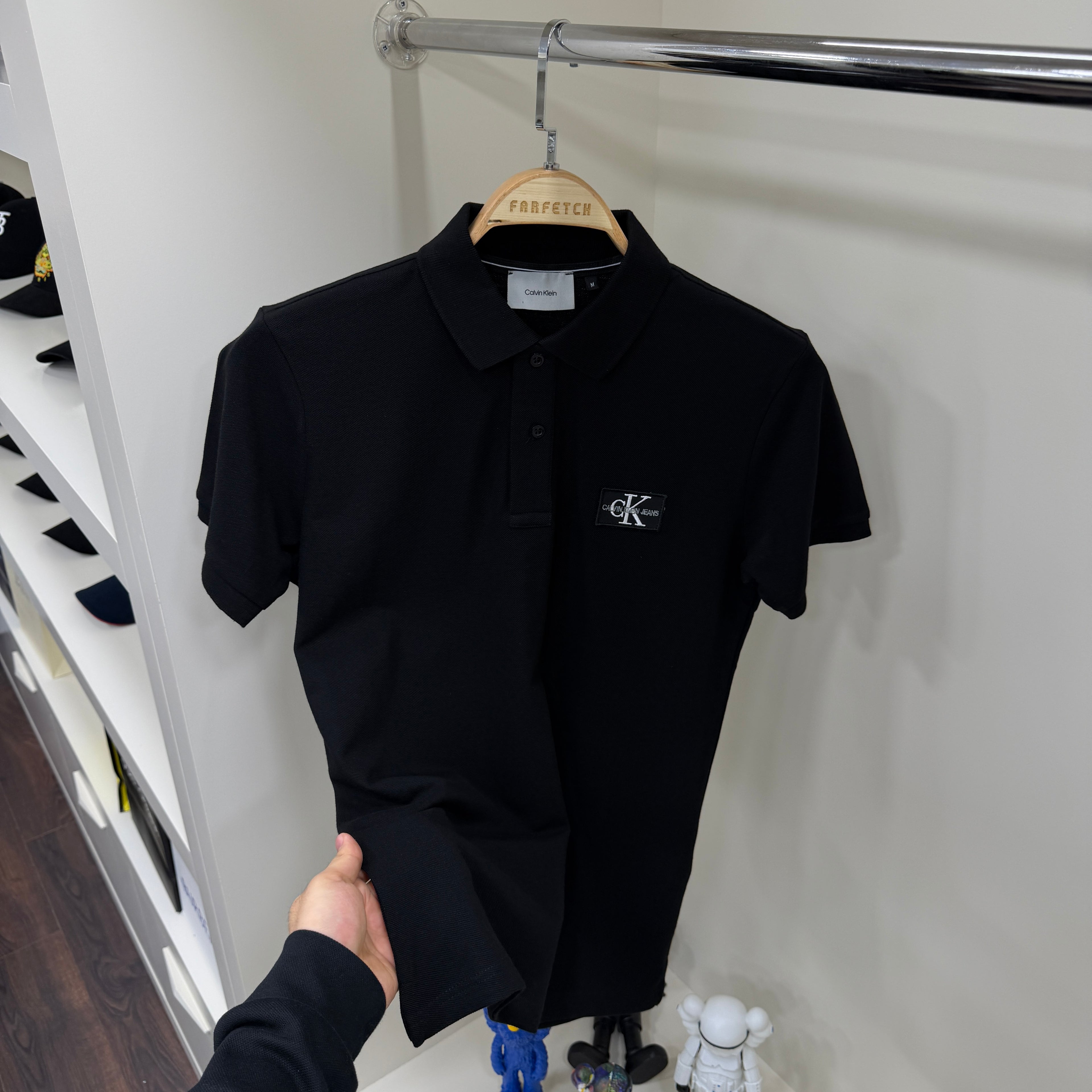Calvin Klein Siyah Polo Yaka Tshirt