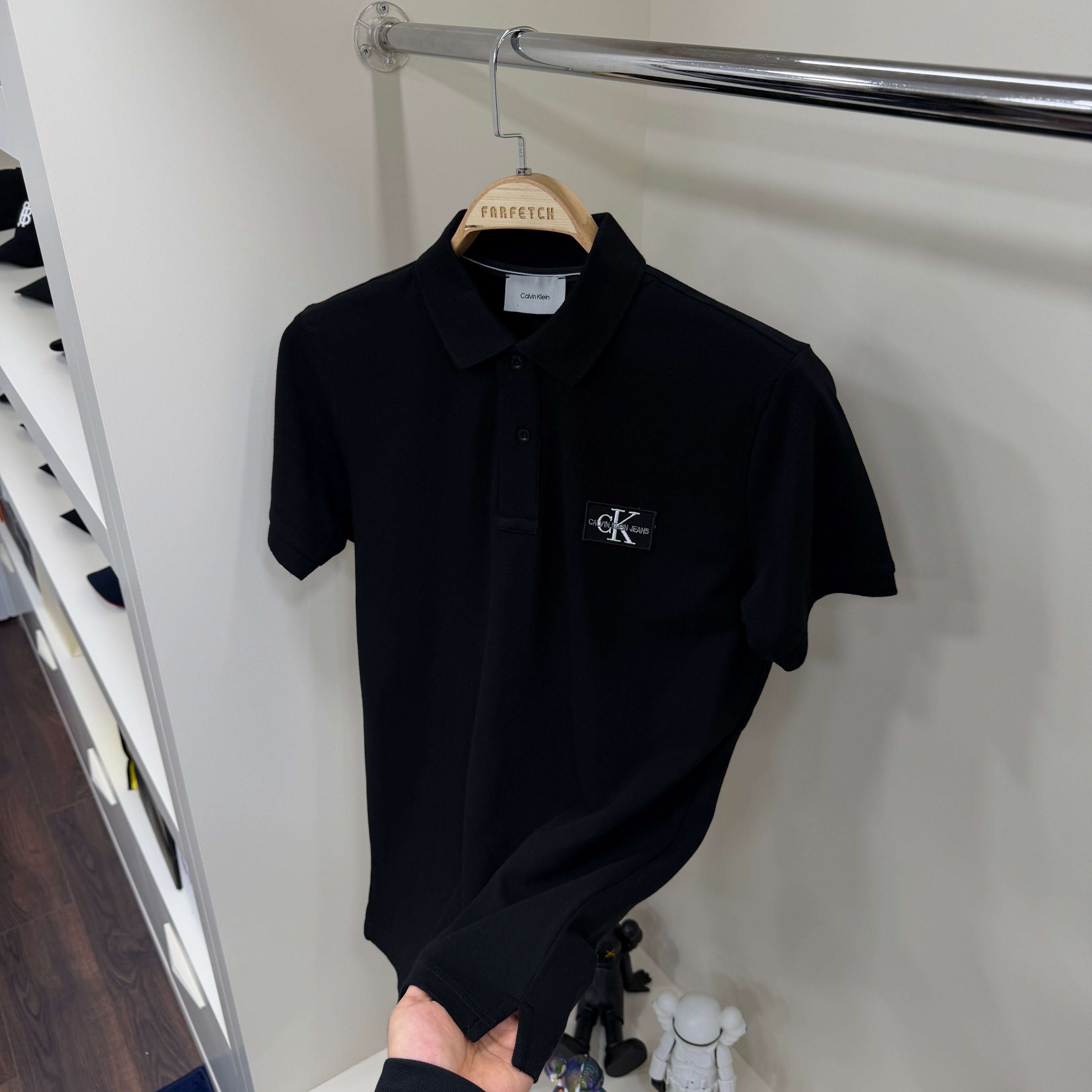 Calvin Klein Siyah Polo Yaka Tshirt