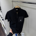 Moncler Cepli  Siyah Polo Yaka Tshirt