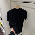 Louis Vuitton Siyah Flok T-shirt