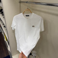 Dolce Gabbana Plaka Logo Beyaz T-Shirt