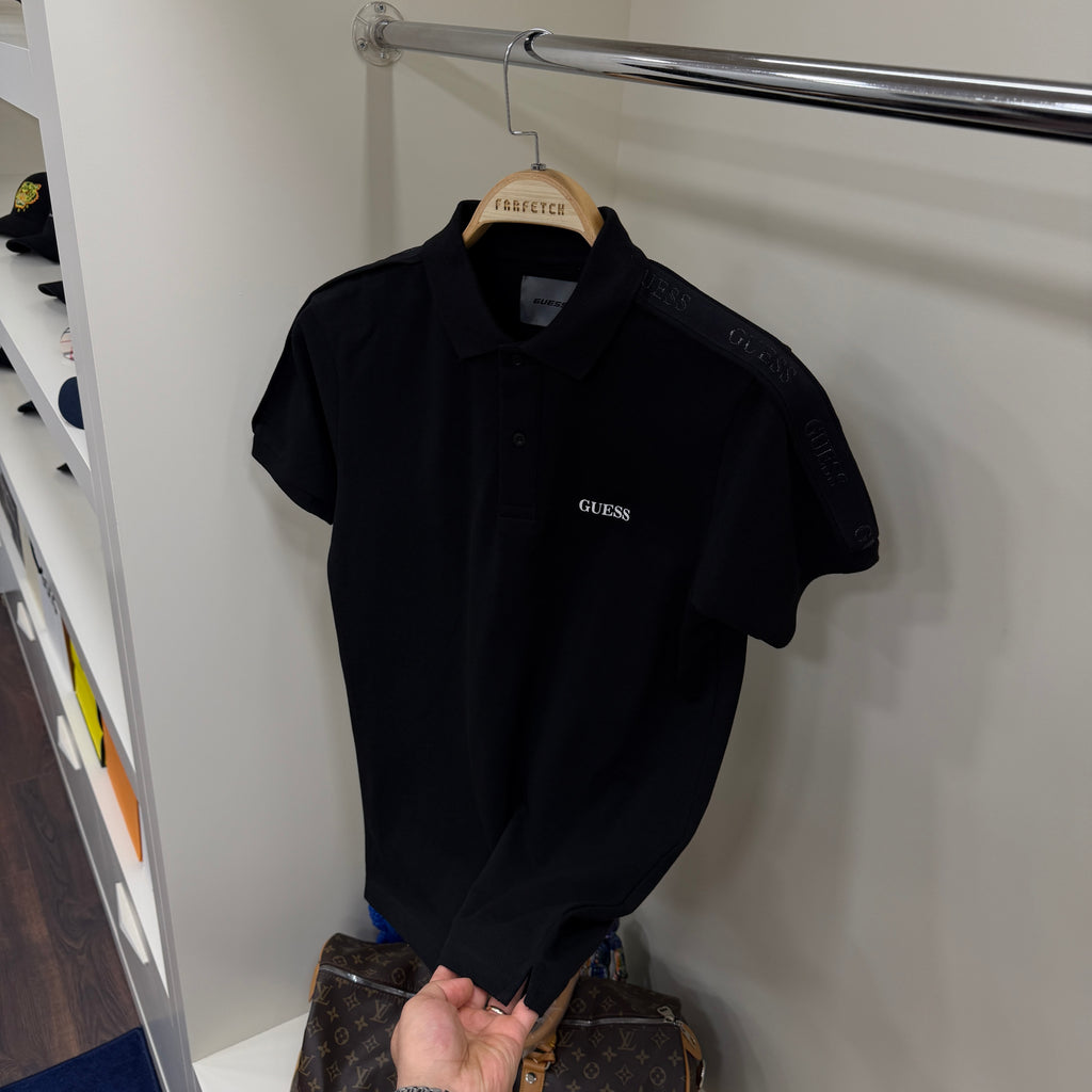 Guess Omuz Detay Polo Yaka Tshirt