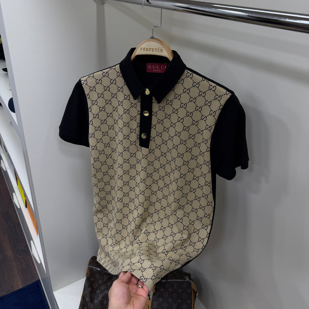 Gucci Siyah  Polo Yaka Tshirt