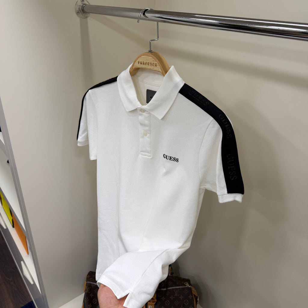 Guess Beyaz Polo Yaka Tshirt
