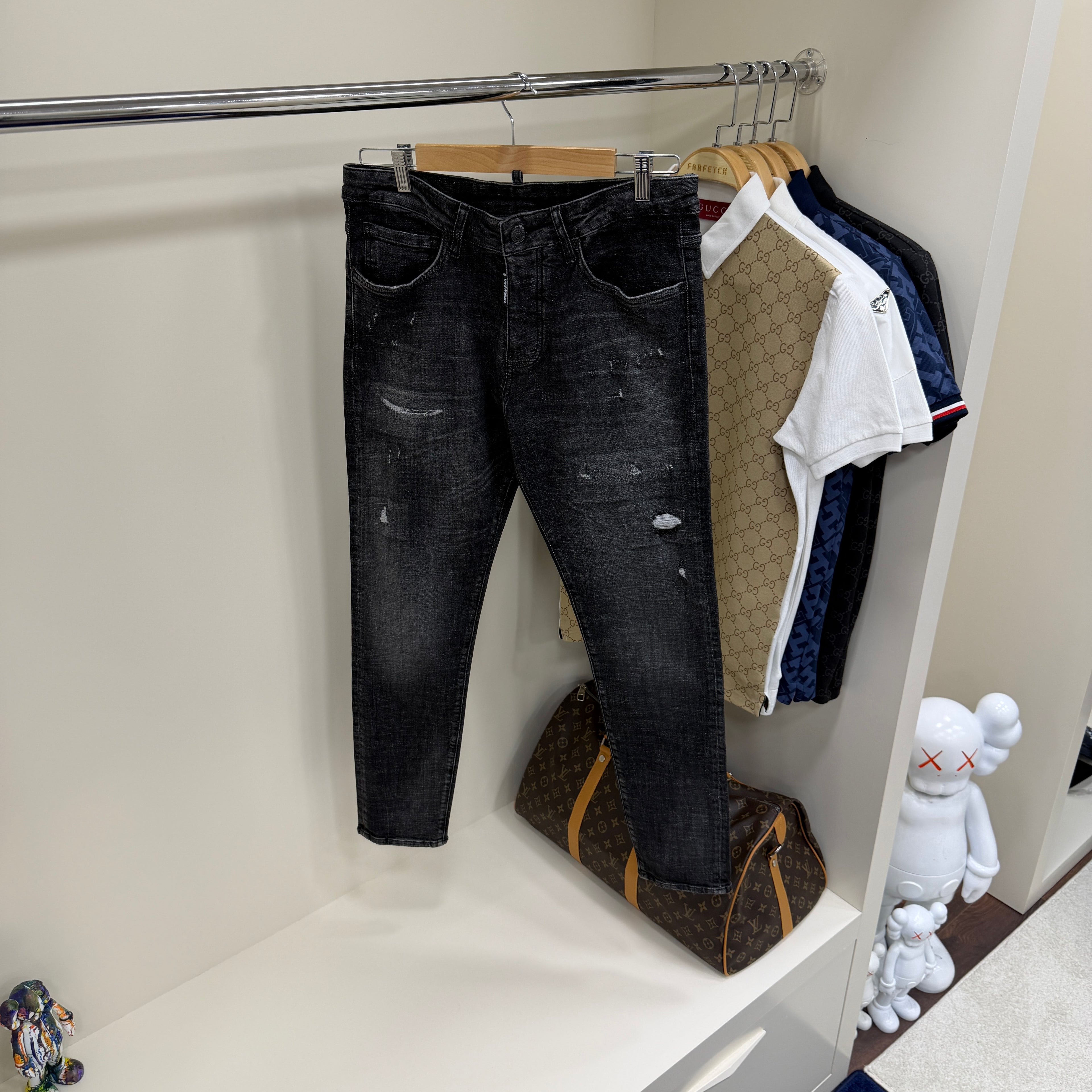 Dsquared  Siyah Kot Pantolon