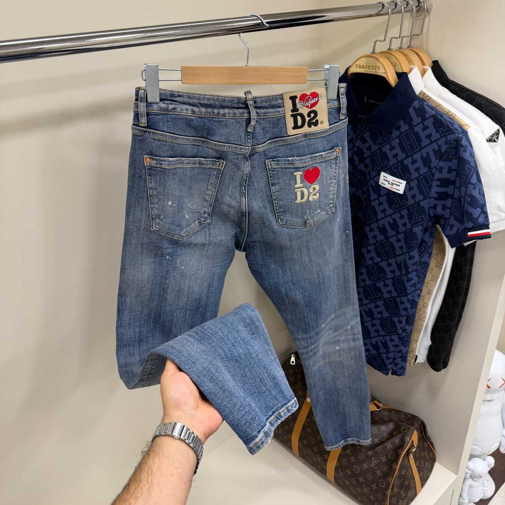 Dsquared Mavi  Kot Pantolon
