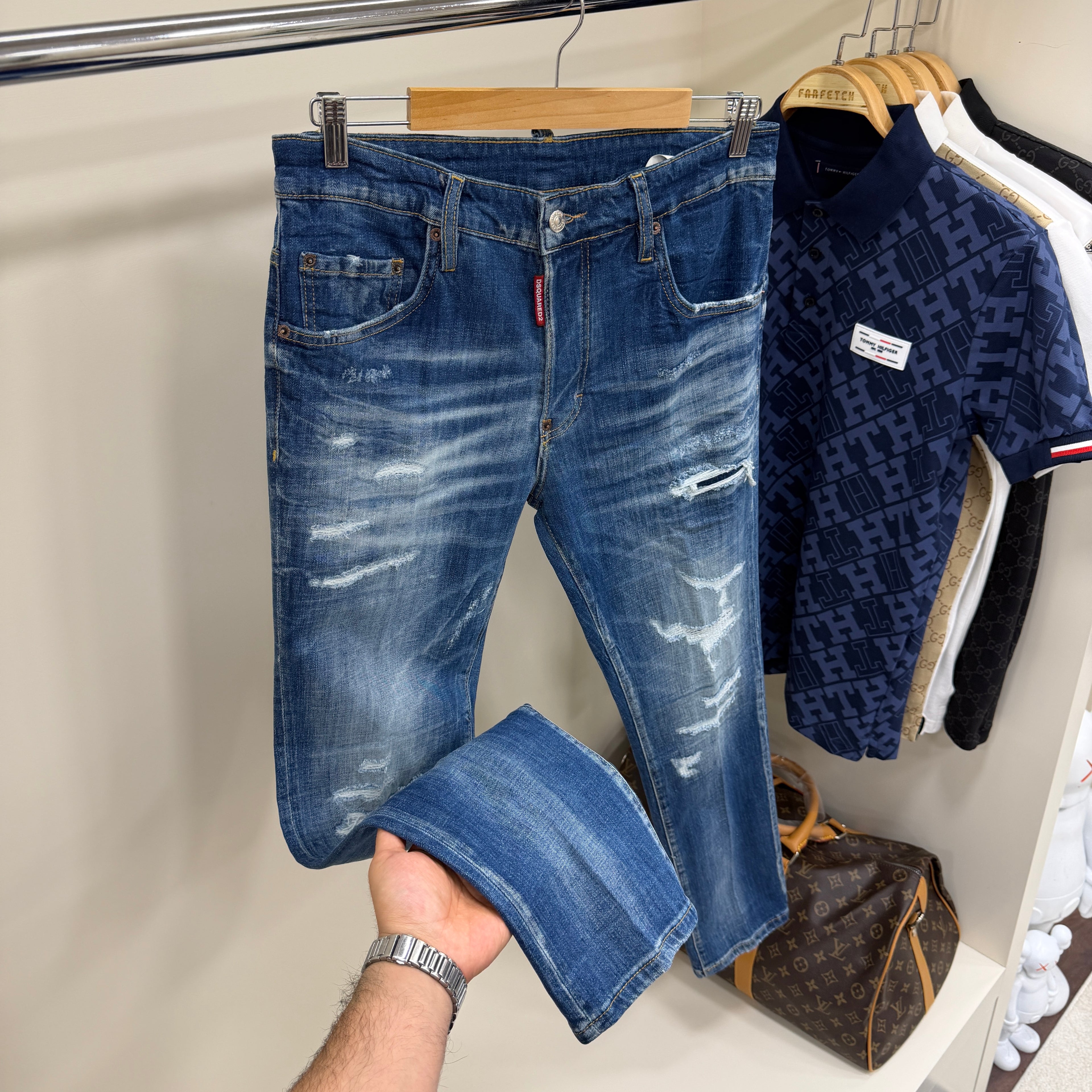 Dsquared  995 Açık Mavi Kot Pantolon