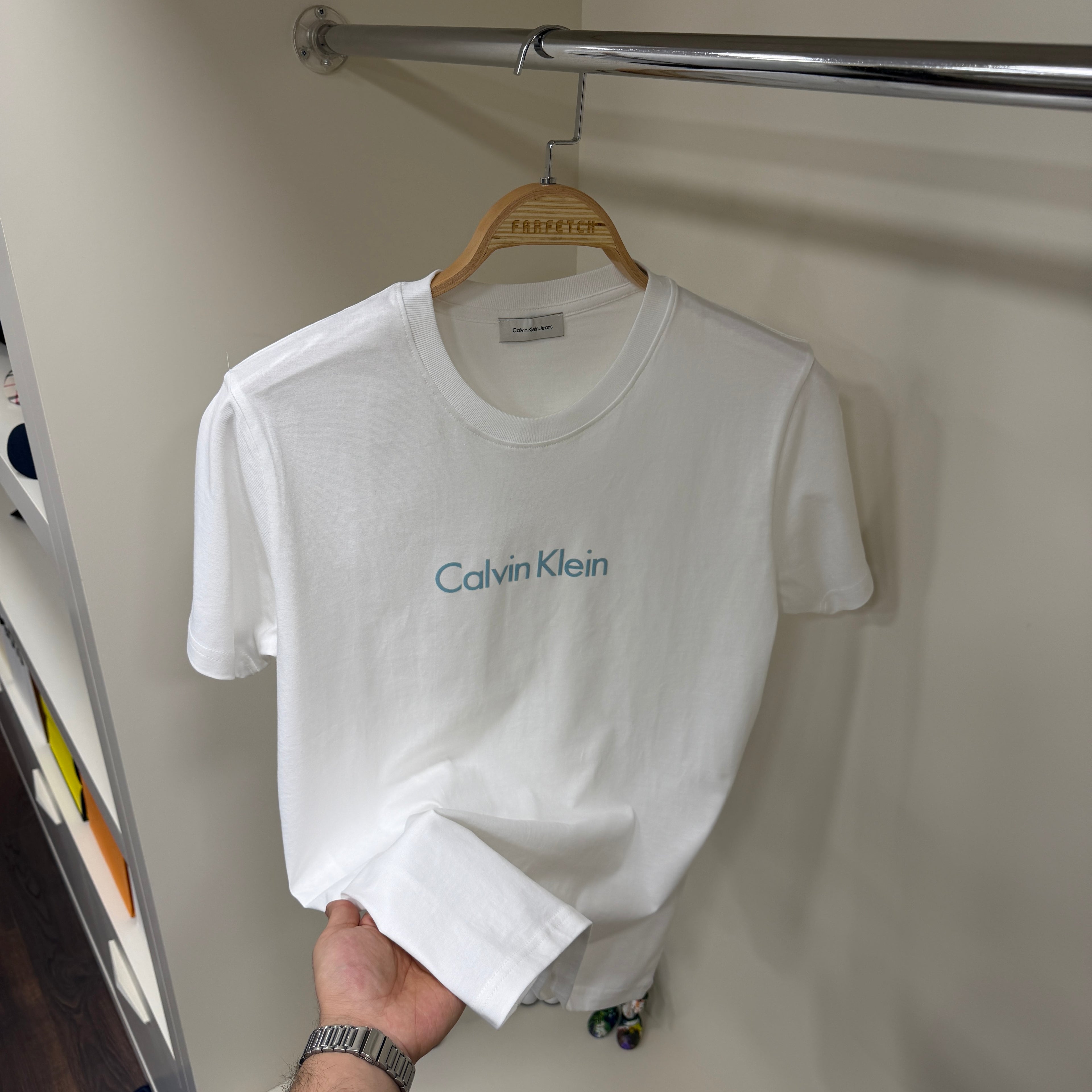 Calvin Klein Beyaz T-Shirt