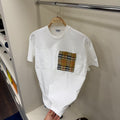 Burberry Cep Detay Beyaz T-Shirt