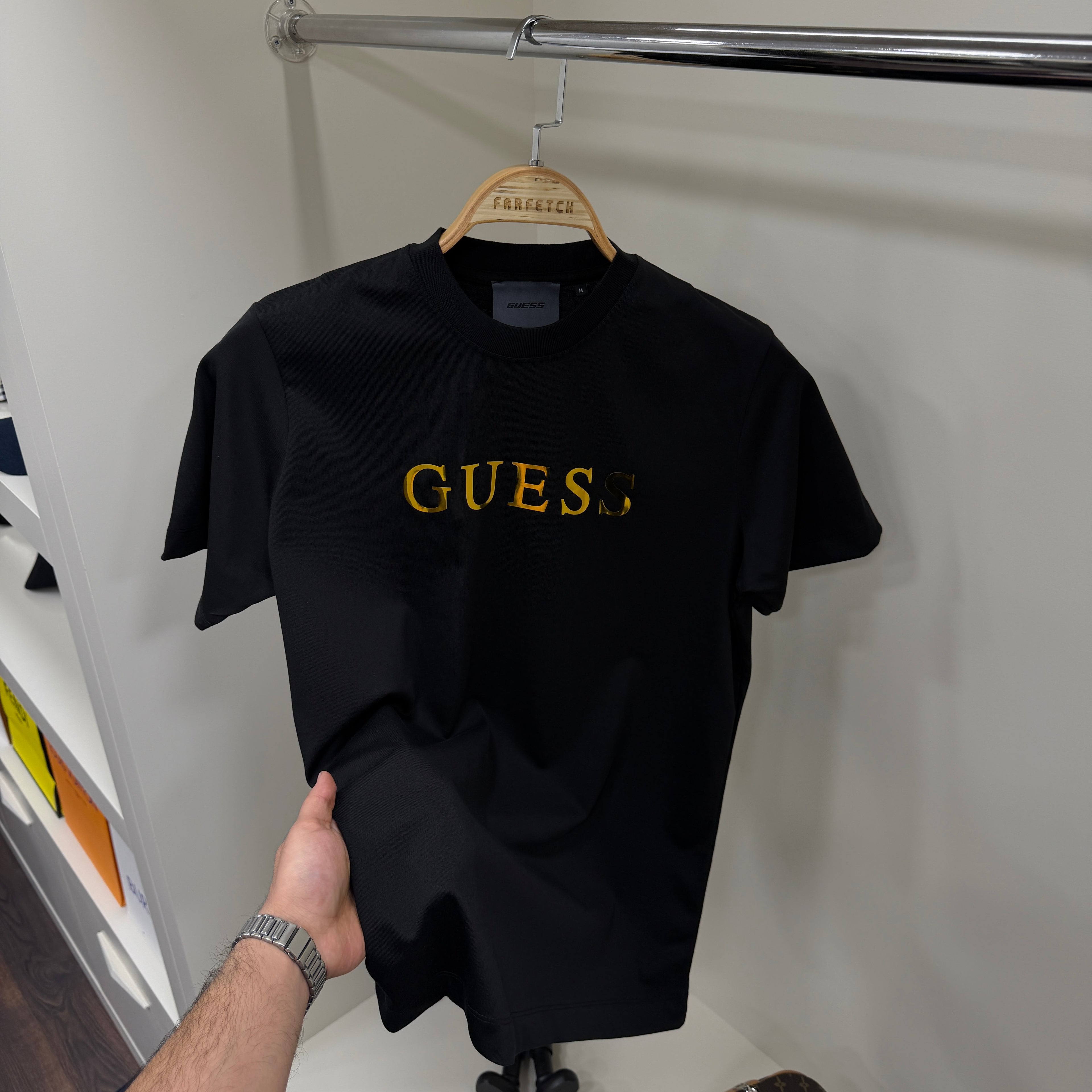 Guess Gold Siyah T-Shirt