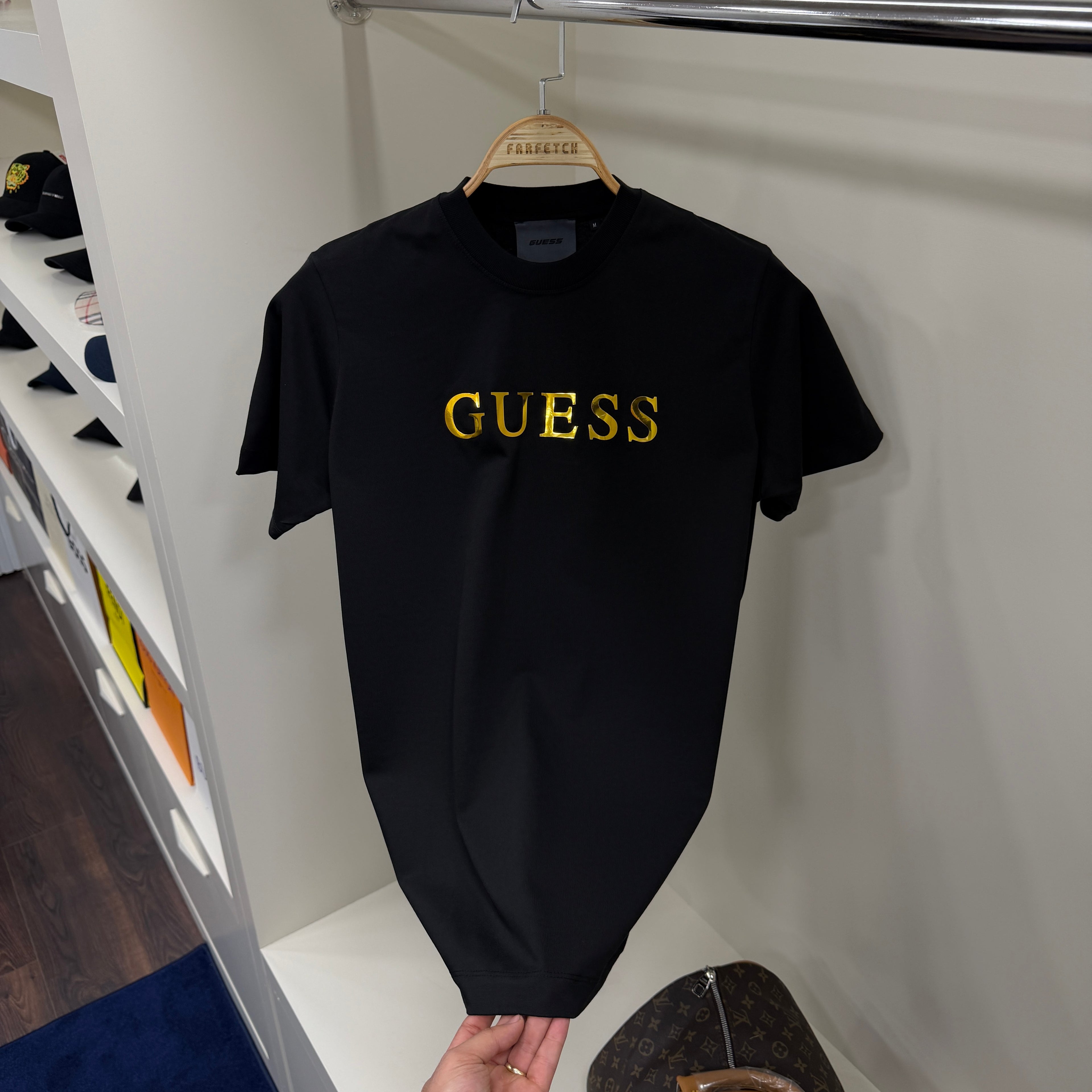 Guess Gold Siyah T-Shirt