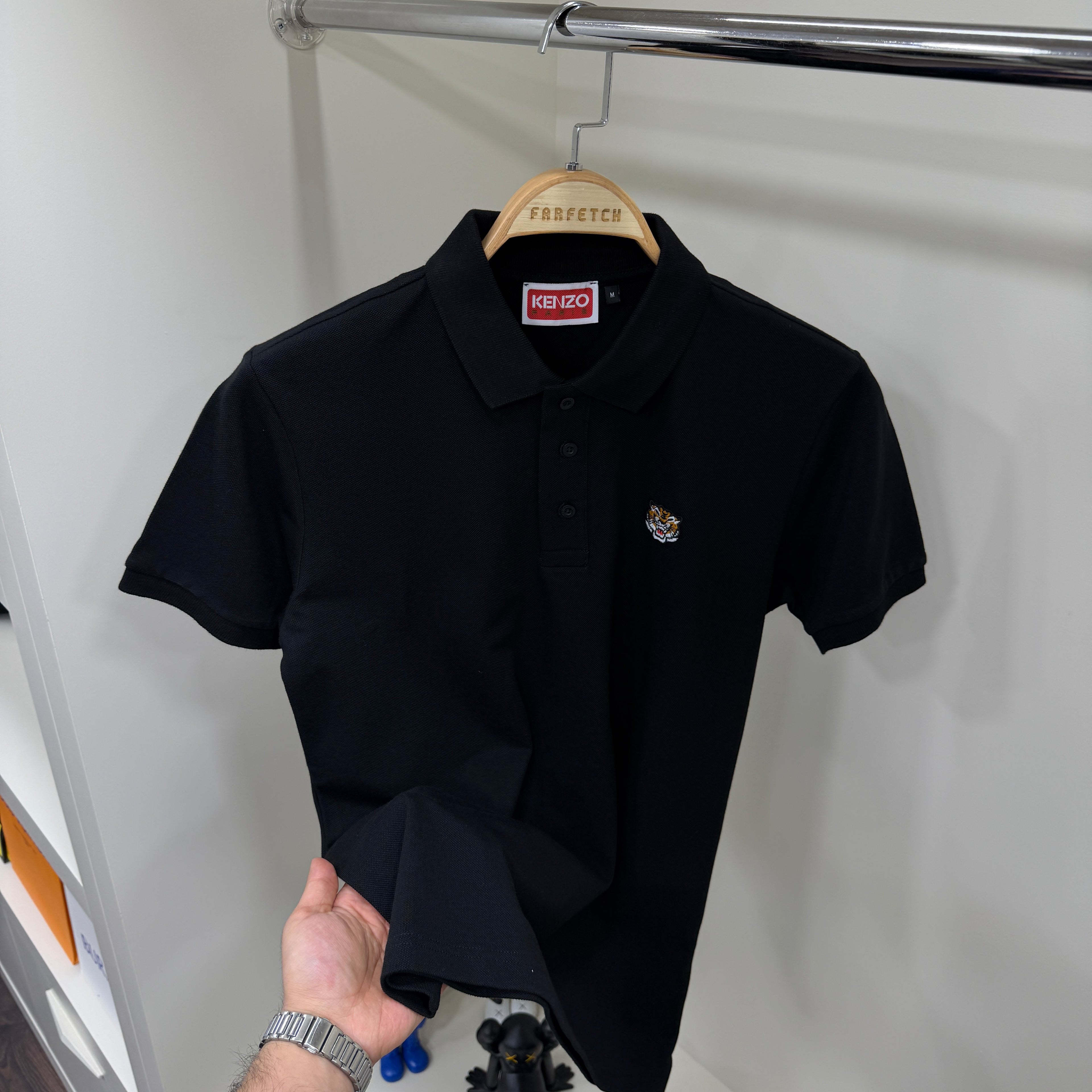 Kenzo Siyah Polo Yaka T-Shirt