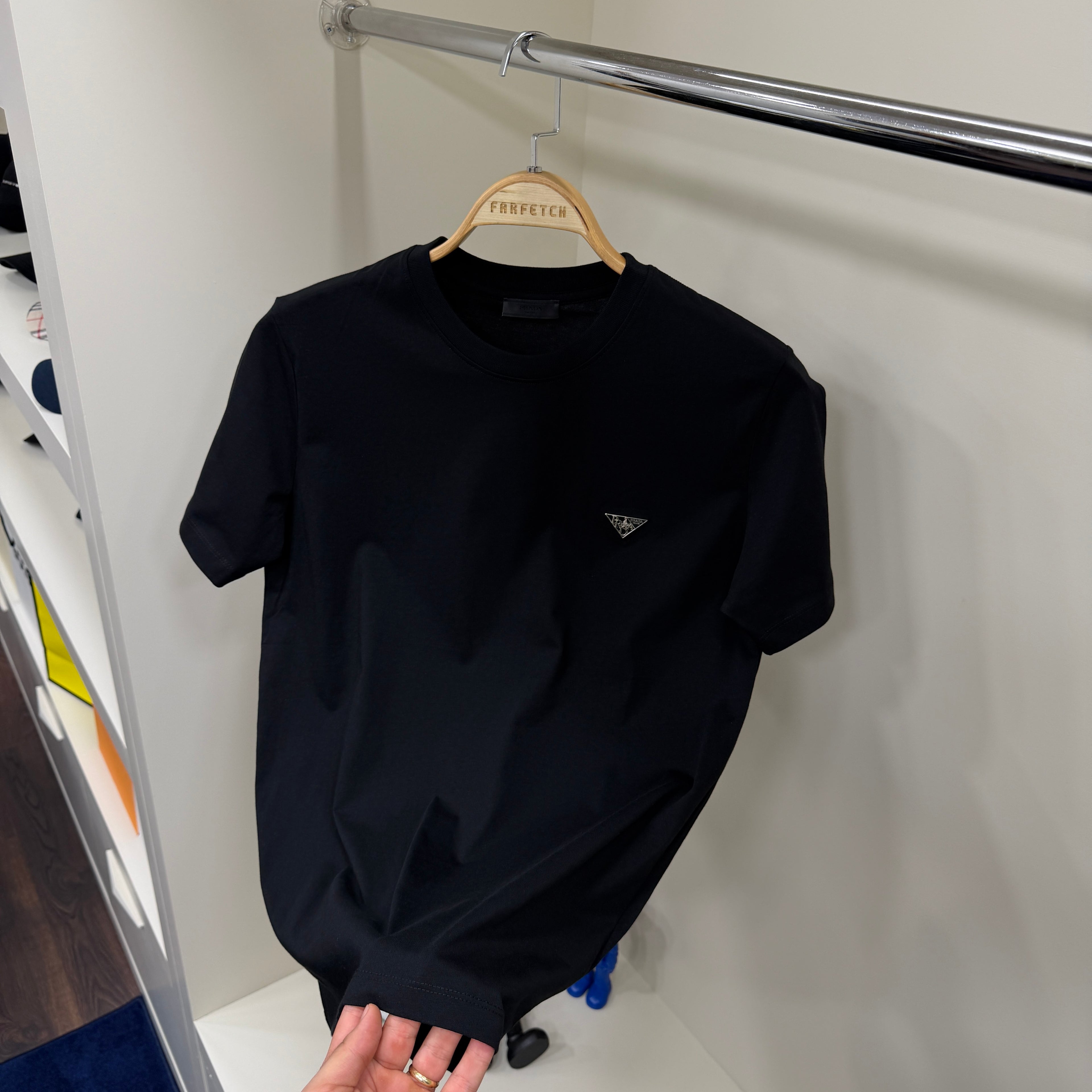 Prada Logo Siyah T-Shirt