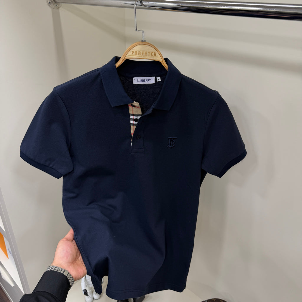 Burberry  Lacivert Polo Yaka Tshirt