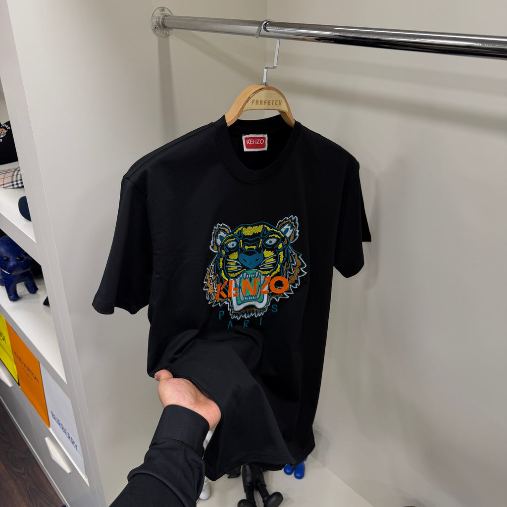 Kenzo Nakış Siyah T-Shirt