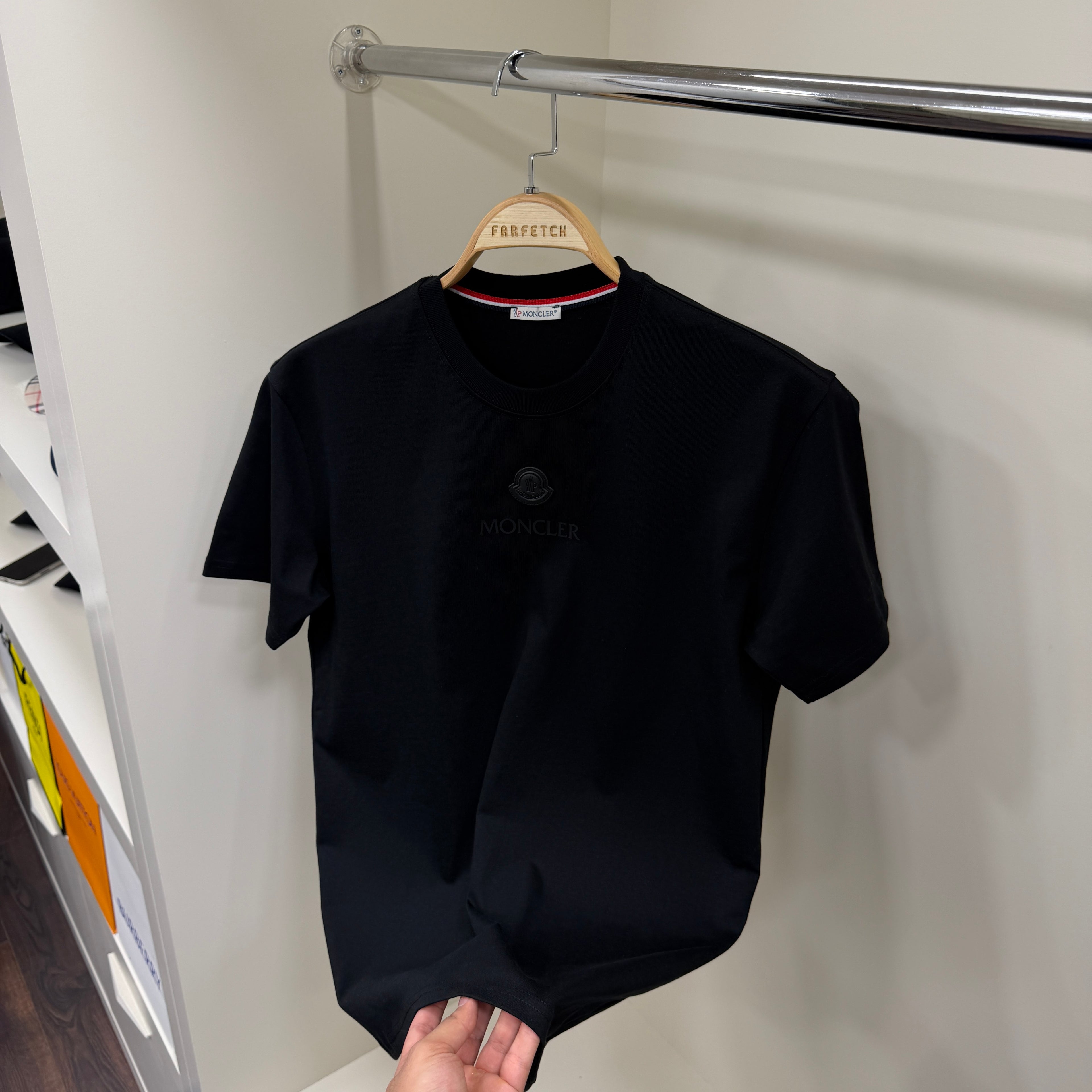 Moncler Siyah T-Shirt