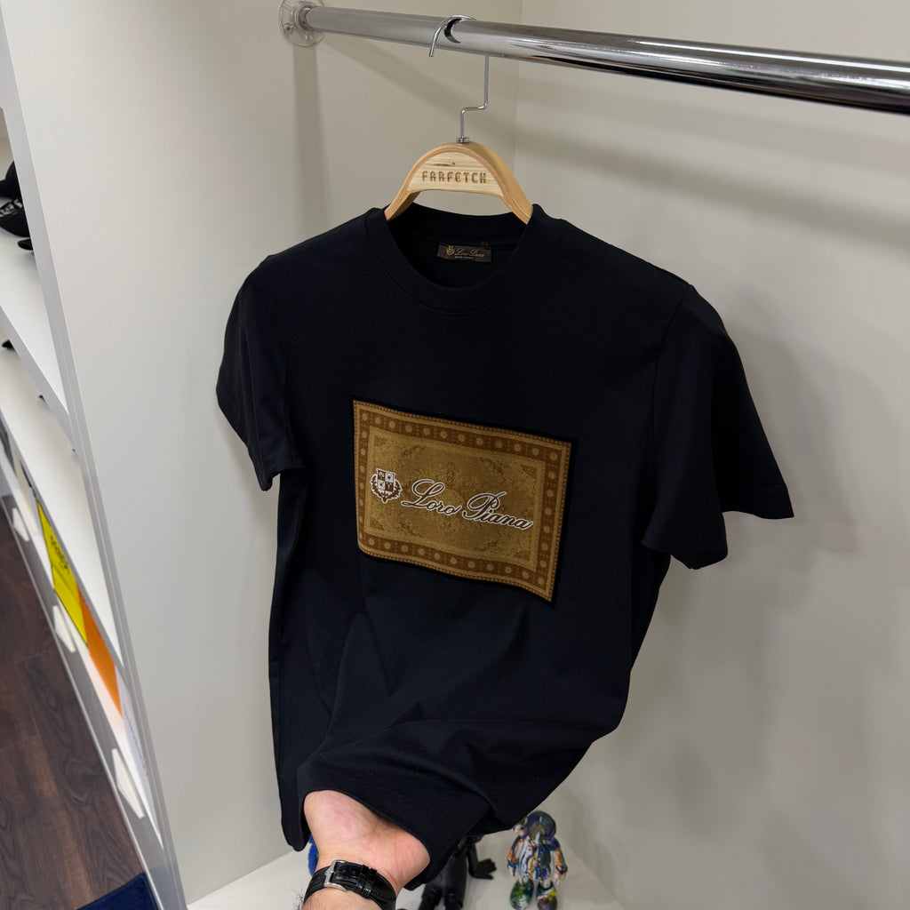 Loro Piana Flok Baskı T-Shirt