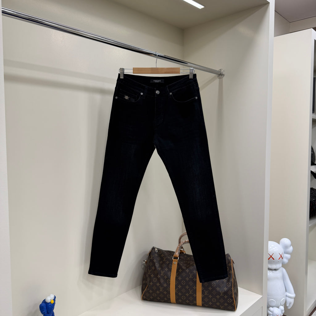 Versace Full Black Kot Pantolon