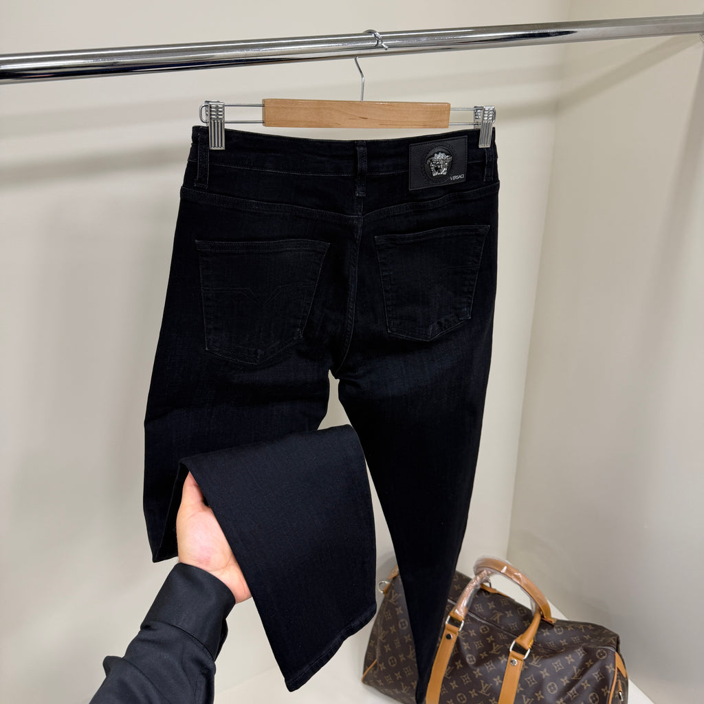 Versace Full Black Kot Pantolon