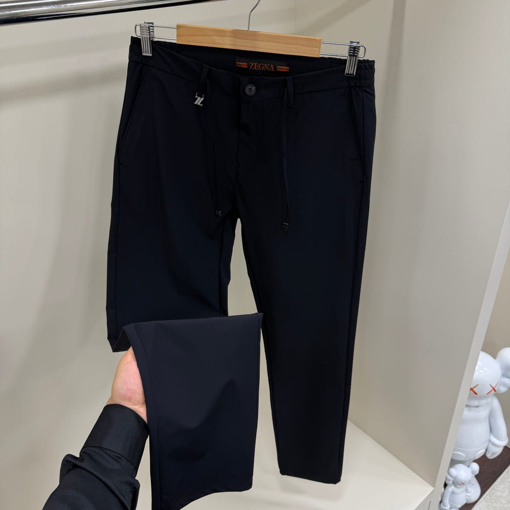 Zegna İthal Kumaş Jogger Pantolon Siyah