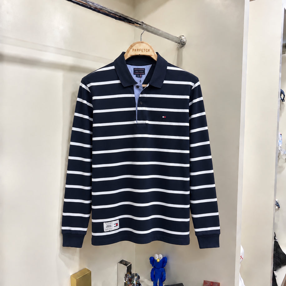 Yakalı Sweatshirt Lacivert