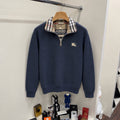 Burberry Yarım Fermuarlı Sweatshirt Lacivert