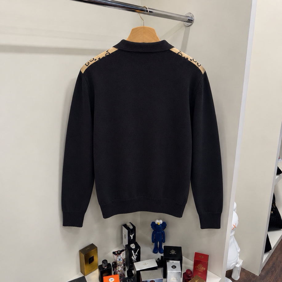 Gucci Premium Örme Triko Siyah